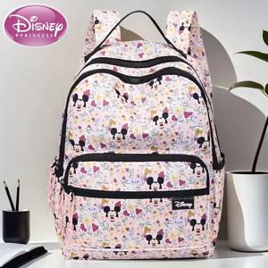 2026 디즈니 새로운 만화 패션 미키 대용량 배낭, 캐주얼 여행 가방, 학생 학교 가방