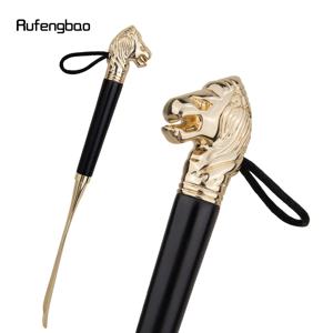 컬러풀한 사자 머리 동물 구둣주걱 지팡이 손잡이 막대 패션 케인 코스프레 크로시어 등 긁개 31cm 무대용 지팡이