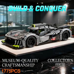 2026 새로운 1:10 스케일 1775Pcs 레이싱 스포츠 자동차 모델 빌딩 키트 성인 및 어린이 기계 속도 Supercar 크리스마스 휴일 선물