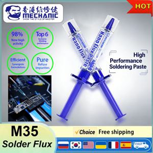 메카닉 M35 나노 플럭스 뉴 아이스 익스트림 순도 플럭스 페이스트 98% 활성성 고성능 CPU LED BGA 칩/마더보드 수리용