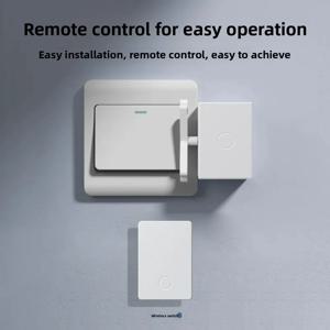무선 원격 제어 전등 스위치 어디에나 부착 가능 배선 필요 없음 자동 꺼짐 장치 휴대용 무선 컨트롤러