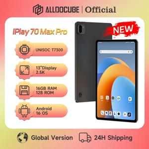 월드 프리미어 ALLDOCUBE iPlay 70 Max Pro 13인치 2.5K 디스플레이 태블릿 Unisoc T7300 16GB 램 128GB 롬 안드로이드 16 10000mAh LTE