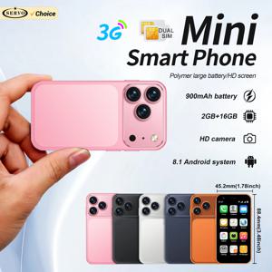 SERVO 18SE 미니 안드로이드 미니 스마트폰 3G WCDMA 2GB 램 16GB 롬 Wi-Fi 핫스팟 GPS 3.0인치 터치 소형 스마트폰 듀얼심 대기