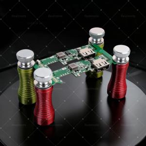 4개 신형 업그레이드 스프링 장착형 자기 PCB 홀더 비트 세트 – 강력한 자석, 휴대폰 수리 및 납땜용 탄소 기둥 디자인