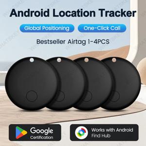 4개입 안드로이드 분실 방지 트래커 (구글 내 위치 찾기, 원거리 위치 추적, 음성 위치 확인, 여행 가방, 열쇠, 가방, 장난감, 스마트 에어태그 호환)
