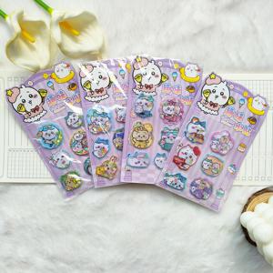 치이카와 하치와레 우사기 3D 워터 쉐이크 스티커 재미있는 DIY 장식 스티커 (노트북, 랩탑 및 휴대폰 케이스용)