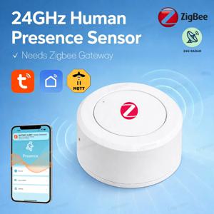 ZigBee 24G MmWave 레이더 인간 존재 모션 센서 Tuya Smart Life Z2M 홈 오토메이션용 미니 PIR 감지기 게이트웨이 필요