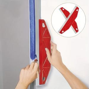 헤비 듀티 플라스틱 페인트 엣지 가드 | 미끄럼 방지 손잡이와 정밀한 절삭날이 있는 스테인리스 스틸 및 플라스틱 페인트 보호기