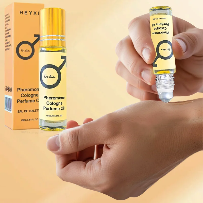 페로몬 코롱 향수 오일, 남녀 모두를 위한 지속적인 향기, 휴대용 여행복, 로맨틱한 분위기의 향수