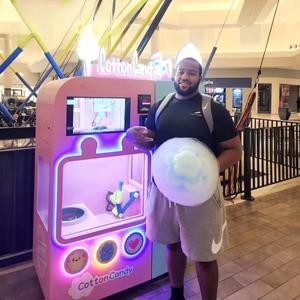 미니바 자동 앱 제어 코인 작동 터치스크린 첨단 기술 사탕솜 기계 판매