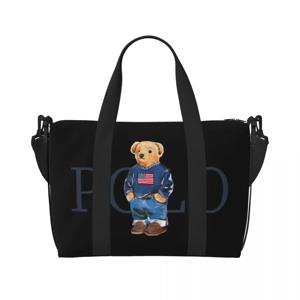 R-Ralph-B-Bear 주말 체육관 요가 수하물 가방 남성 여성 스포츠 크로스바디 백 여행 핸드백