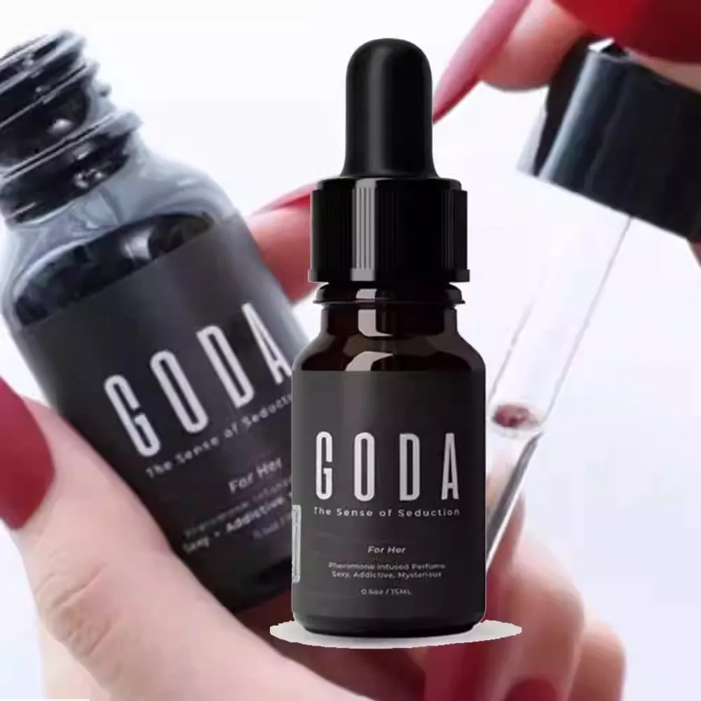 고다 포 허 여성용 알뤼어 향수 - 오래 지속되는 자스민과 장미 향 - 드롭퍼 디자인 - 아라비안 오일 향수