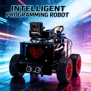 코딩 장난감 DIY 키트 전자제품 RC 로봇 모델 키트 ESP32 카메라 멀티 섀시 라즈베리 파이 호환 오픈 소스 SDK