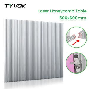 타이보크 500x600mm 레이저 허니콤 테이블 500x400mm 작업대 CO₂ 다이오드 레이저 플렉시블 허니콤 작업판 CNC 레이저 허니콤 패널