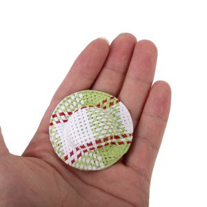 20Pcs 미니 줄무늬 밀짚 모자 DIY 공예 장식을위한 고급 직조 질감 인형 집 병 장식을위한 작은 모자 소품