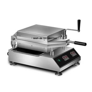 핫세일 가정용 스테인리스 소형 샌드위치 팬케이크 기계 및 전기 파니니 프레스 그릴 팬 전기 벨기에 와플 메이커