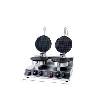 계란말이 기계 상업용 노점 기계 아이스크림 껍질 새우 슬라이스 이중 헤드 전기 팬케이크 기계