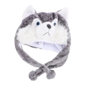 1Pcs 동물 모양 소프트 파티 모자 의상 카니발 사진 소품 재미있는 머리 장식 참신한 파티 모자 축제 역할 놀이 액세서리