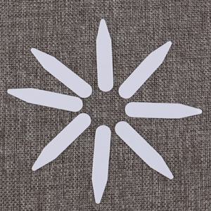 200개 화이트 나일론 칼라 스테이 3가지 사이즈(2인치, 25인치, 28인치) 남성 드레스 셔츠 칼라 보강재 본 프리스틴 룩