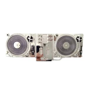 남성용 실버 DJ 놀이 디스코 플레이어 턴테이블, 금속 벨트 버클, 벨트 액세서리용 빅 버클, 소매 맞춤형 벨트 클립