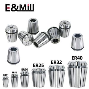 ER11 ER16 ER20 ER25 ER32 ER 스프링 콜릿 척 정확도 0.008/0.003 CNC 밀링 공구 홀더 조각 기계 스핀들 모터