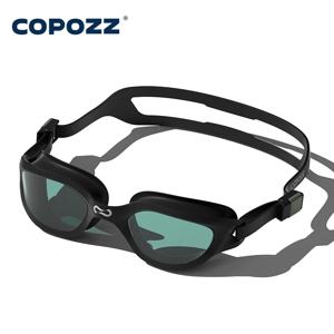 Copozz-수영 고글, VISTEX 안티 포그 미러 조절식 실리콘 전문 안경 수영 장비