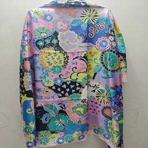 120cm 다양한 멀티 컬러 여성용 프린트 내셔널 스타일 스퀘어 스카프 숄 도매 선물.