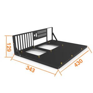 메인보드 브래킷 ATX 두꺼운 버전 오픈 스튜디오 섀시 프레임 홀더 열 방출 강력하고 견고한 섀시 프레임