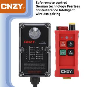 2버튼 단일 속도 DC24V 산업용 무선 라디오 크레인 리모컨 스위치 윈치 호이스트 트랙 크레인 리프트 제어