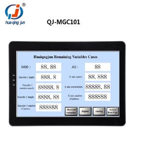 Huaqingjun VFD용 터치 스크린, 10.1 인치 LCD HMI 이더넷 RS485 232 422 통신 DC19-30V