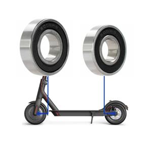 6001RS /6002RS XM M365 Pro 1S 전기 스쿠터 부품 용 고속 정밀 전면 모터 베어링 후면 휠 볼 베어링