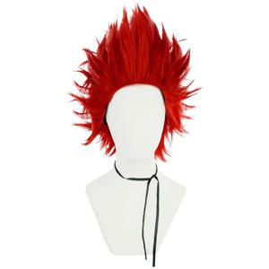 합성 짧은 레드 키리시마 에이지로 상디 코스프레 의상 가발 할로윈 크리스마스 추수 감사절