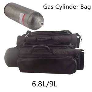 HPA 0.68L/9L 탄소 섬유 실린더 가방 공기 탱크 보호 배낭 가방 페인트 볼 다이빙 스쿠버 용 PCP Airsoft CO2 액세서리