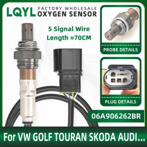 06A 906262 BR 산소 센서 광대역 O2 센서 Audi Skoda Seat 용 람다 프로브 VW Golf Mk5 1.6L Jetta SEAT LZA07 V1 06A 906262 CF