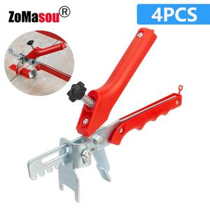 1/2/4Pcs 타일 레벨링을위한 전문 타일 레벨러 시스템 펜치 세라믹 타일 누워 클립 웨지 도구에 대한 핸드 레벨러 세트