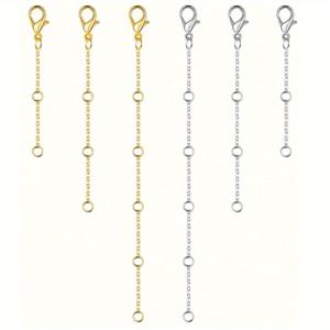 새로운 랍스터 걸쇠 플러스 테일 체인 조정 체인 쥬얼리 연장 체인 간단한 목걸이 액세서리