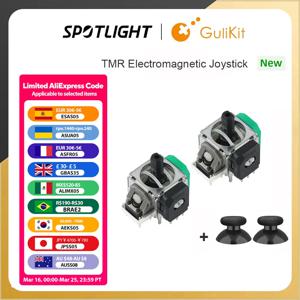 PS4, PS5/PS5 엣지 게임패드, 스위치 프로, 엑스박스 시리즈 컨트롤러용 스틱 캡이 있는 구리킷 TMR 조이스틱 게임 액세서리 수리