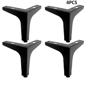 4pcs 10cm 13cm 블랙 골든 소파 가구 다리 철 공장 가구 다리 금속 가구 다리 금속 다리 소파 다리 금속