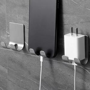 2개입 면도기 홀더 304 스테인리스 스틸 남성용 면도기 거치대 면도기 보관 랙 욕실 걸이 정리대