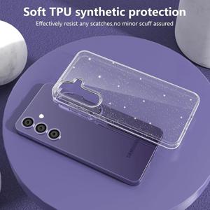 삼성 갤럭시 S24 울트라 S23 FE S22 플러스 S21 S20 참고 20 A14 5G A54 A34 A33 A32 A13 A52 A53 커버 액세서리 용 반짝이 케이스