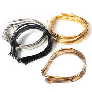 5pcs 빈 금속 머리띠 DIY 머리띠 보석에 대 한 헤어 액세서리 만들기위한 일반 얇은 머리 띠