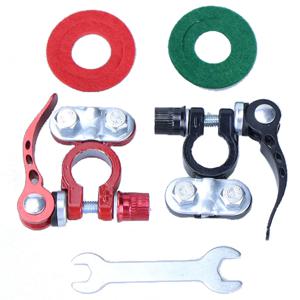 1 쌍 배터리 터미널 커넥터 퀵 릴리스 분리 자동 케이블 커넥터 자동차 액세서리 용 알루미늄 합금