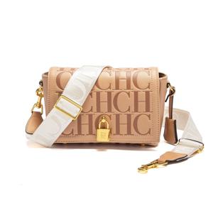 CHCH 크로스바디 백 2024 새로운 보라색 마그네틱 플립 커버 통근자 여성용 가방 지갑