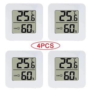 디지털 온도계 습도계 실내 미니 온도 LCD 전자 모니터 습도계, 야외 방 아기, 4 개