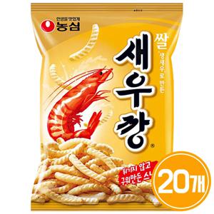 농심 쌀 새우깡 80g 20개
