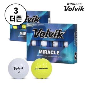 [3더즌/36알] 볼빅정품 NEW 미라클 프리미엄 골프공 12알 (옐로우 품절)