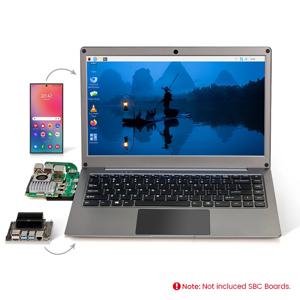 CrowView 노트 14 인치 IPS 1920*1080 100% sRGB 올인원 휴대용 모니터, 전화-노트북 장치, 전체 기능 C타입