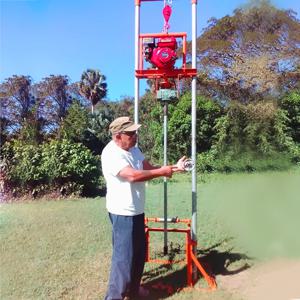 맞춤형 미니 워터 보링 머신, 드릴링 리그, 워터 드릴링 머신, 7.5hp, 9hp, 15hp