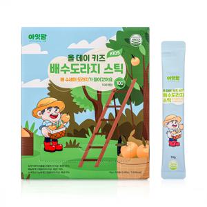 아잇팜 올데이 키즈 배수도라지 스틱 배도라지 수세미즙 100포