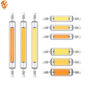 슈퍼 브라이트 LED COB 튜브 전구, 할로겐 램프 교체, J78, J118, Lamparda 다이오드 스포트 라이트, R7S, 78mm, 118mm, AC 110V, 220V, 230V, 2-10 개